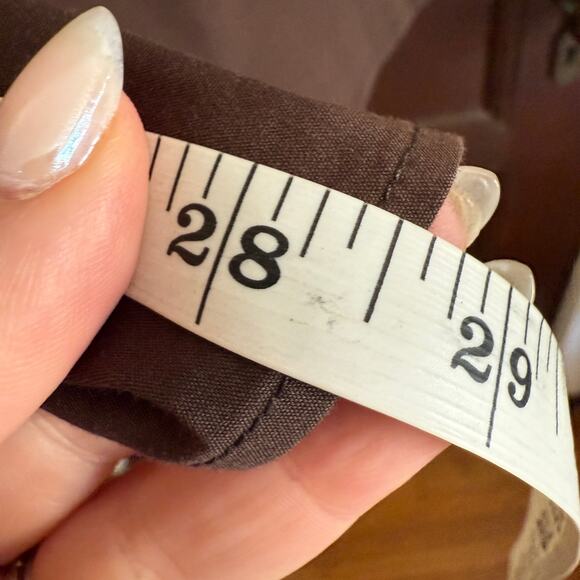 THE SHIRT by Rochelle Behrens | Brown Stretch Cotton button Down Icon Shirt 2XL - Picture 8 of 8